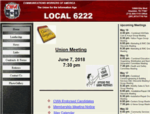 Tablet Screenshot of cwa6222.com